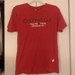 Oatmega Givebar Red Small Cotton T-Shirt Tee Shirt S Next Level